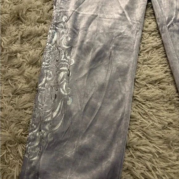 BCBGMaxAzria Silver Fabric with Black Label Size L - Picture 8 of 16